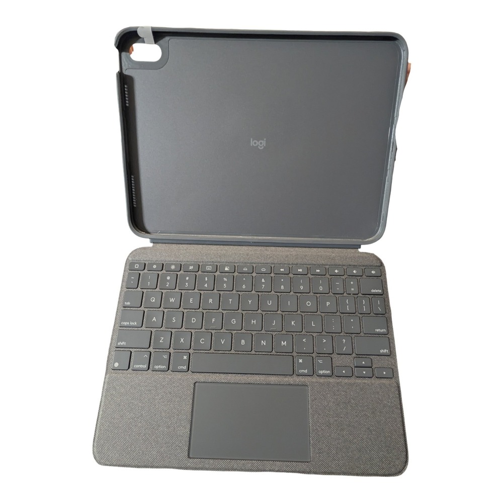 BbO Logitech Combo Touch Keyboard Case iPad 10th Gen 10.9" tablet - Oxford Gray